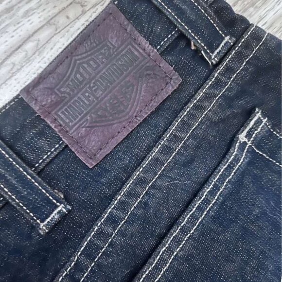 Harley Davidson Jean shorts - Picture 1 of 5